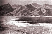 Соленое озеро Дариача в западной Персии